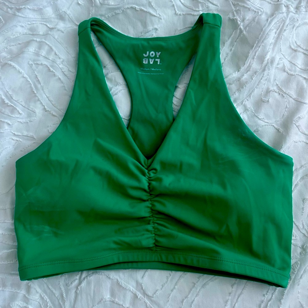 Womens Cinch-Front Racerback Bra - JoyLab
